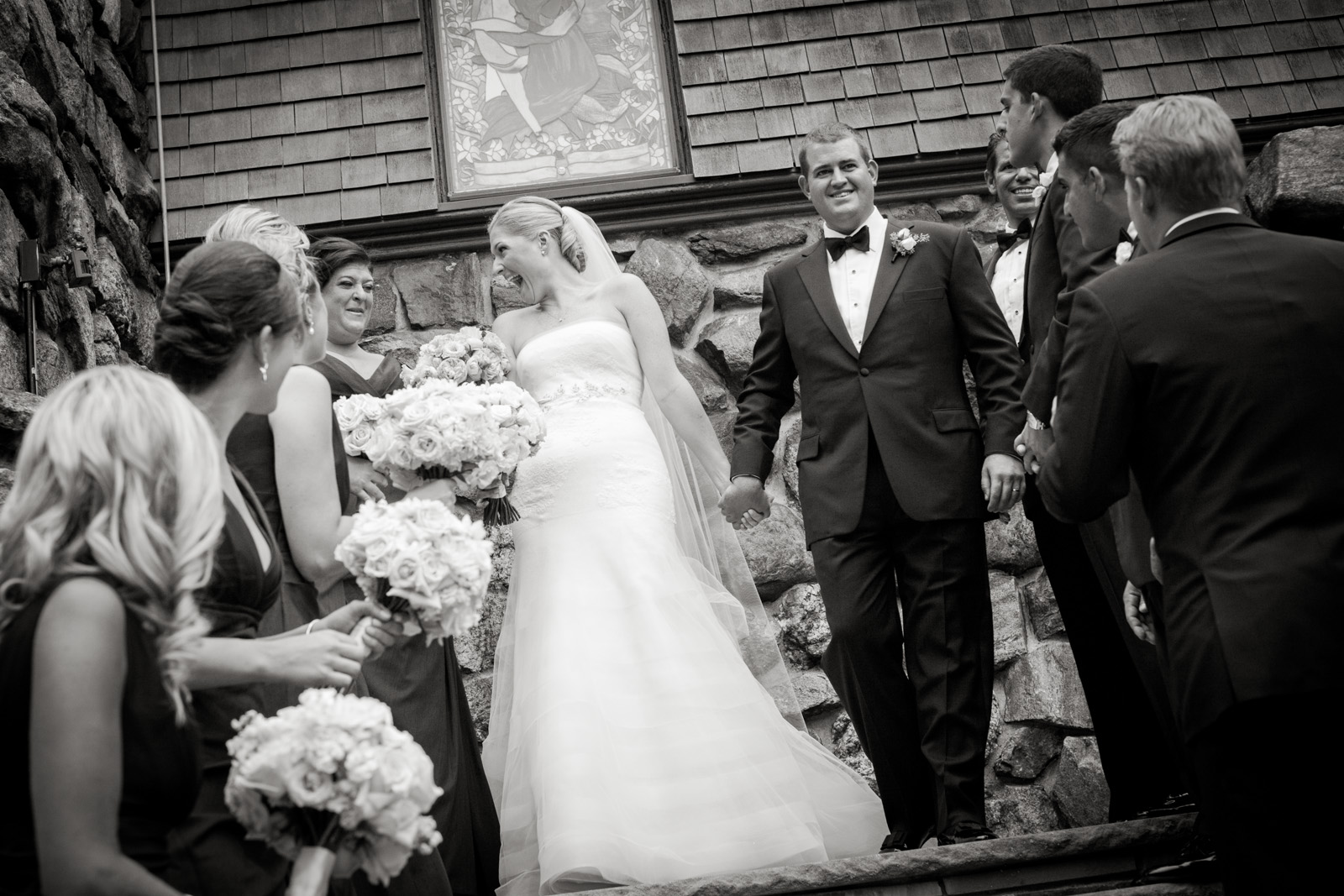 The Wedding of Britten and AJ at the Tuxedo Club, Tuxedo, NY. (Craig Warga Weddings)