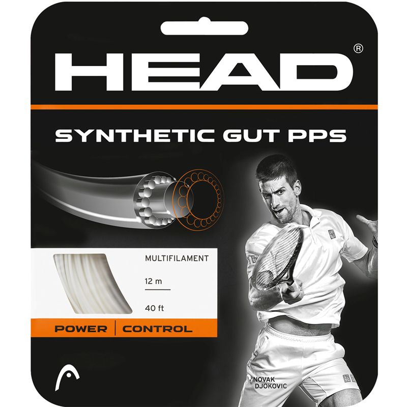 Black Reg $9 HEAD Synthetic Gut 16 PPS tennis racquet racket string 