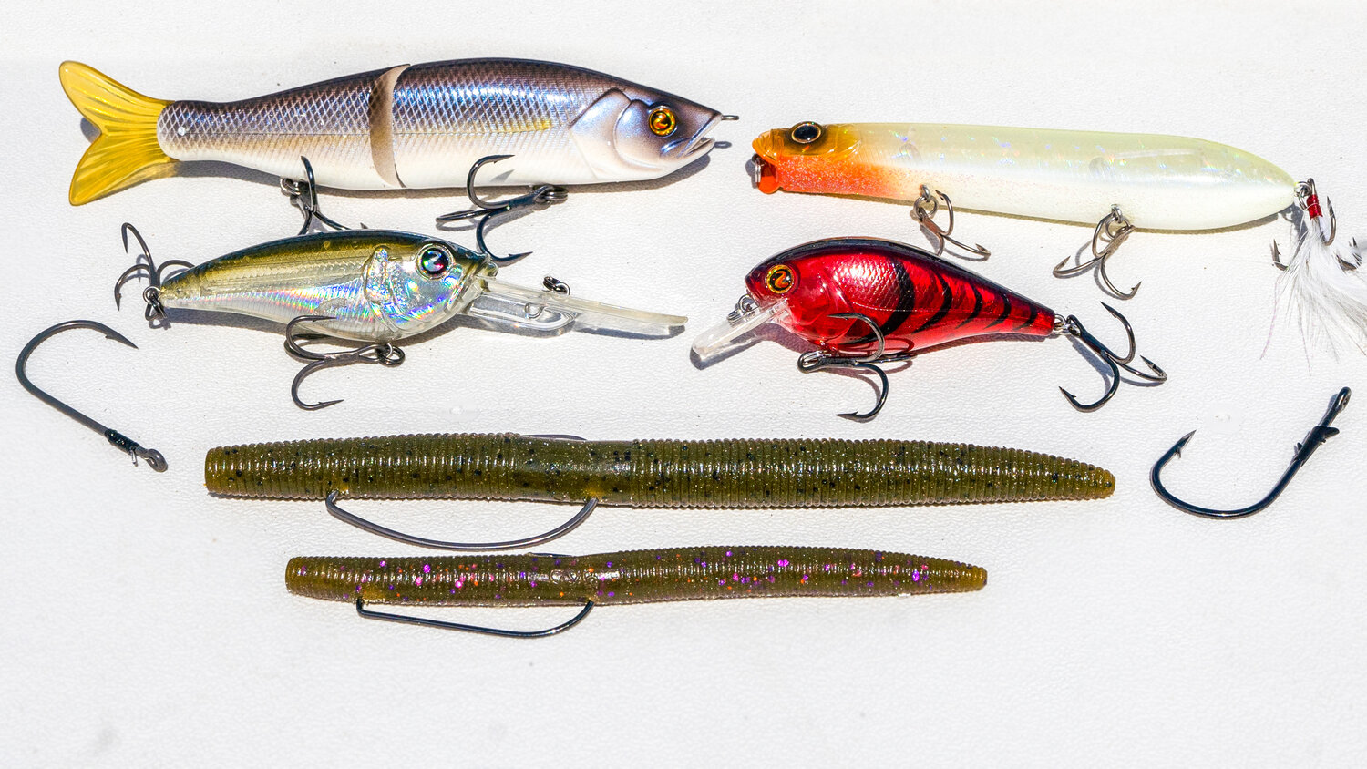 Classic 10pcs/lot Bass Fishing Worm Hook Texas Rig Hooks, Worms