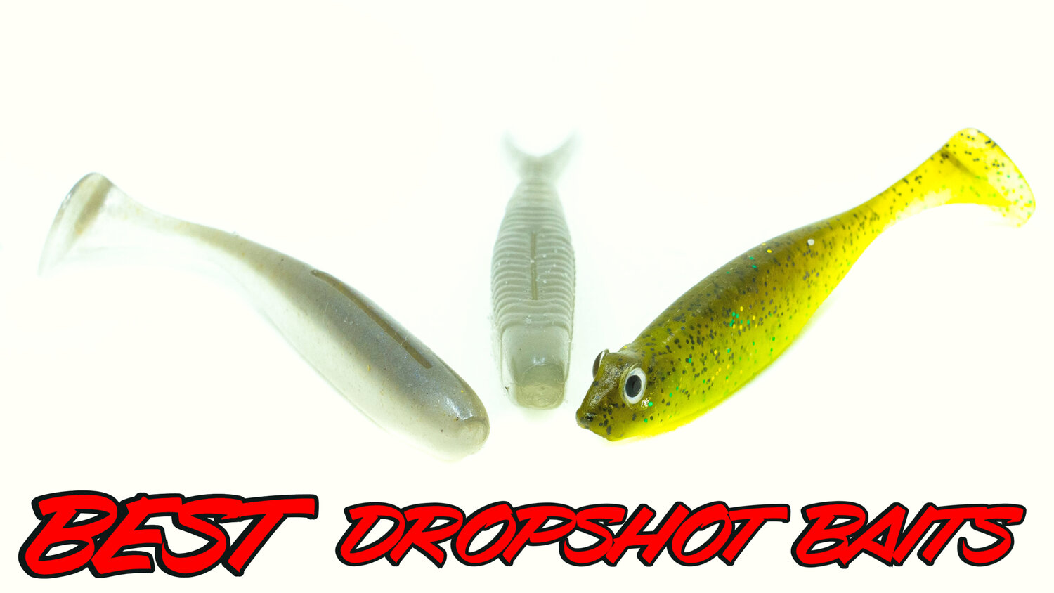 Underwater Dropshot Footage! Best Dropshot Worms For Bass Fishing