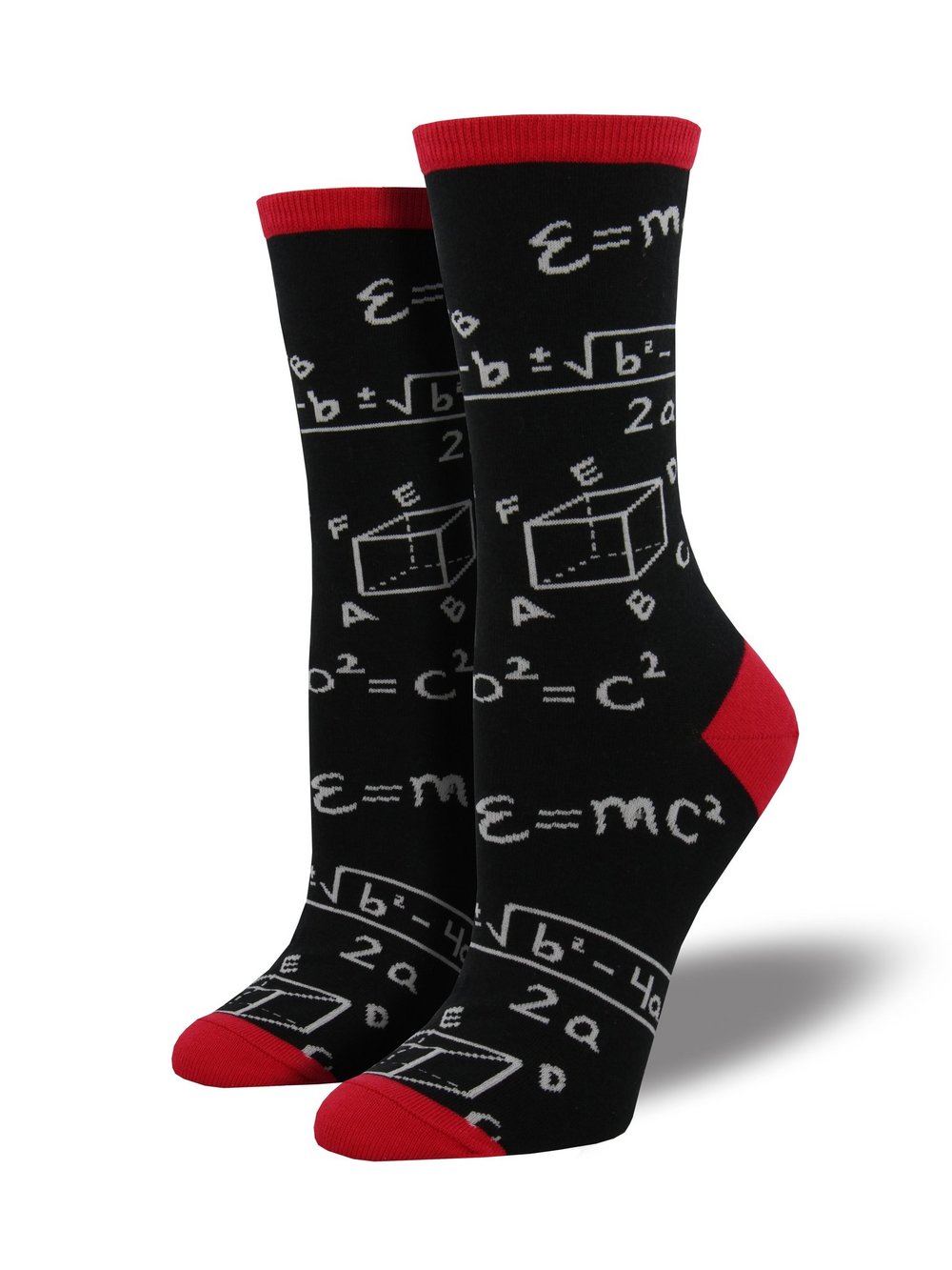 Math Formula Geometry Blackboard Socks Funny Fashion Novelty Advanced Moisture Wicking Sock for Man Women