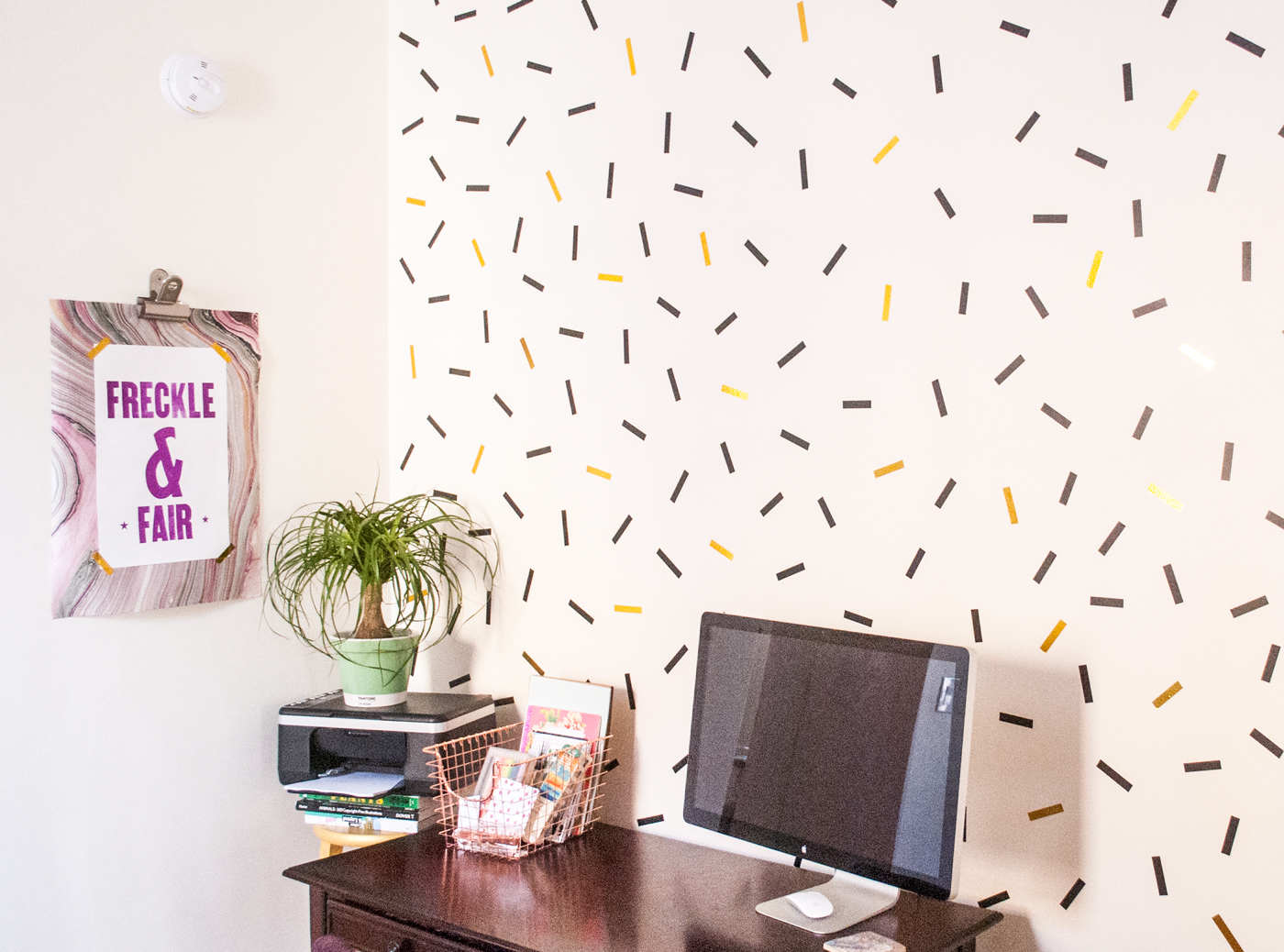 Diy Oversized Confetti Mural Using Washi Tape Freckle Fair Recipes Diy Tutorials Travel Guides And General Awesomeness,Interior 3d Architecture Design