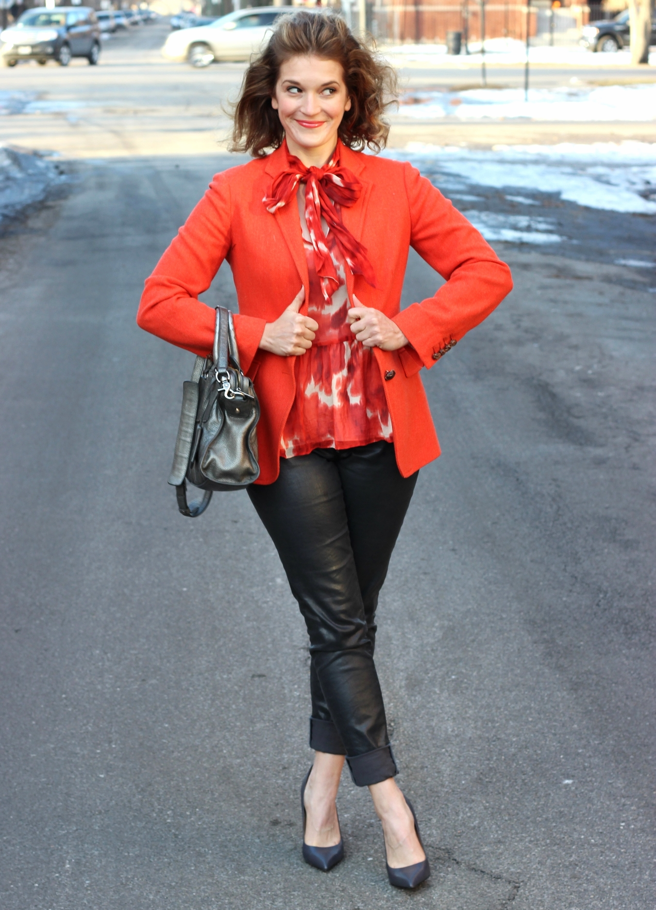 outfit ideas to transition from winter to spring on belle meets world blog