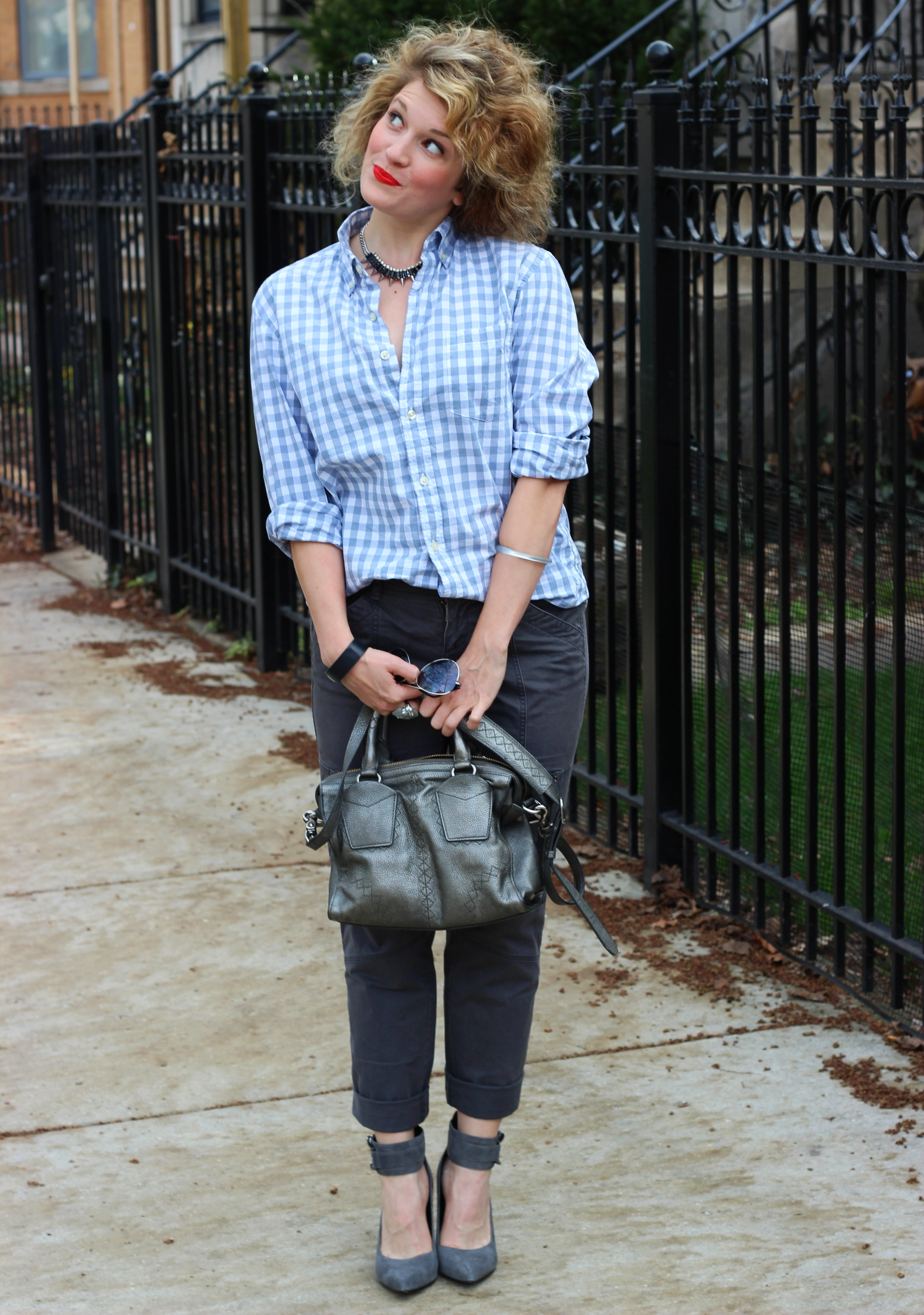 the gingham trend on belle meets world blog