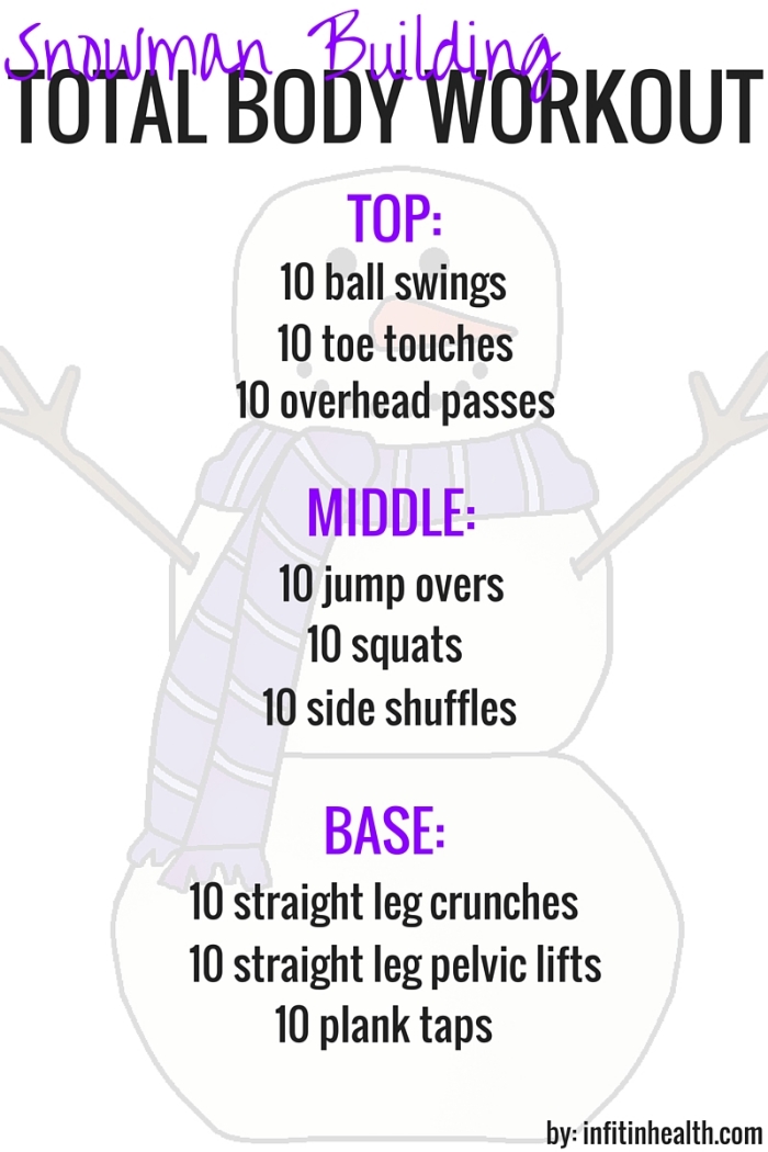 Snowman Building Total Body Workout