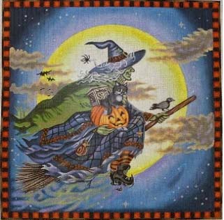 Witch\'s Moonlight Ride - Susan Designs Minieri Roberts LGDP502 Tony —