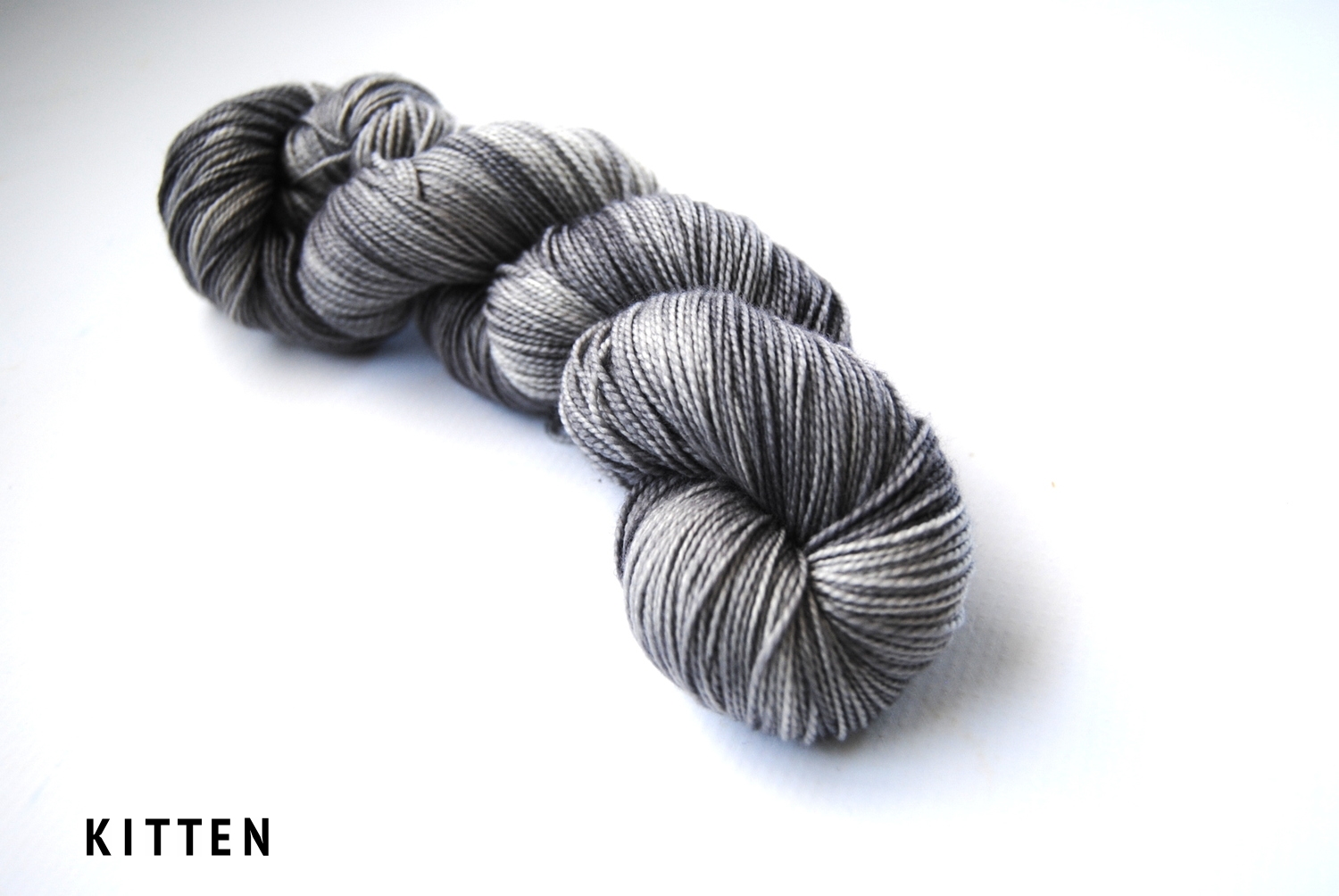 grey yarn: Kitten by NorthBoundKnitting