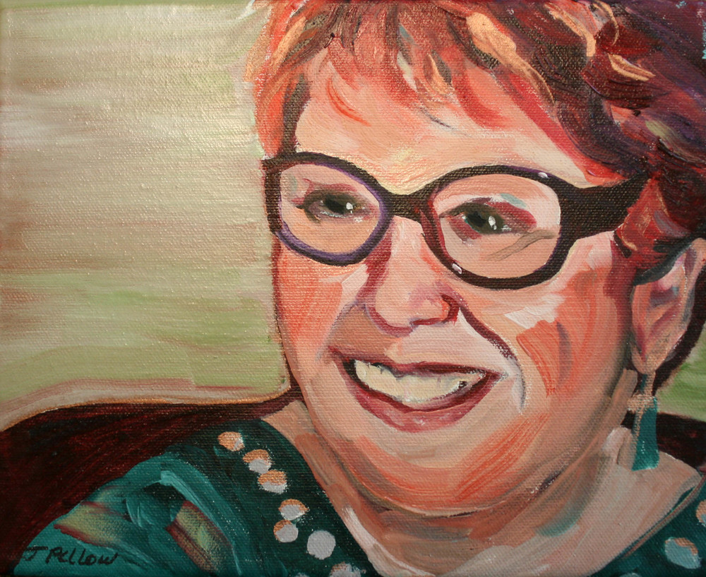 Portrait of Elaine Mills by Jackie Pellow - ElaineJackiePellow