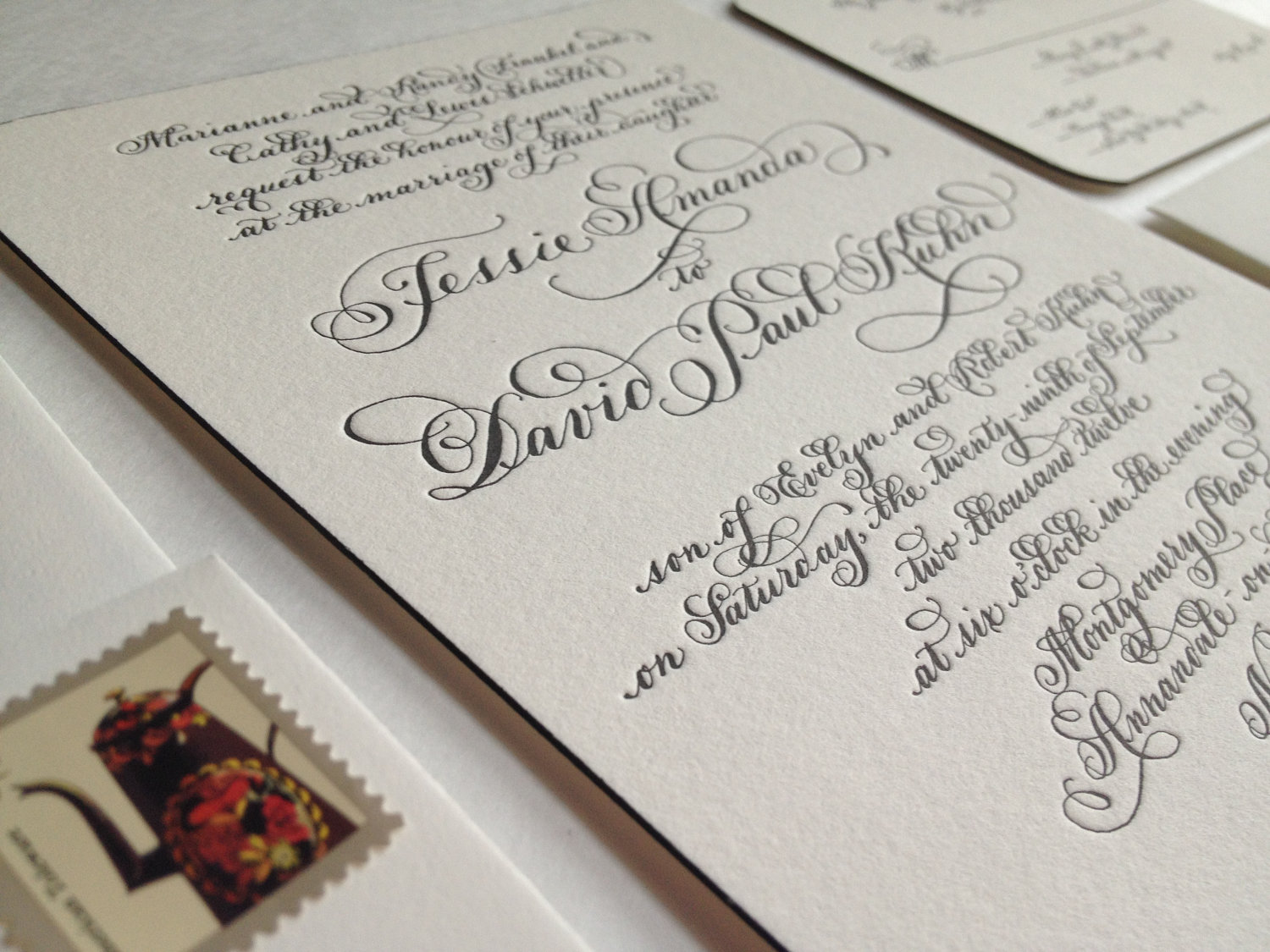 Featured image of post Hand Calligraphy Wedding Invitations
