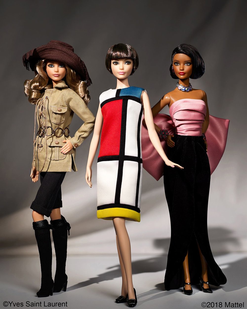 Yves Saint Laurent Barbie dolls - a 