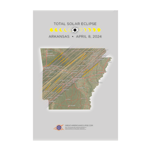 Total solar eclipse 2024 Arkansas — Great American Eclipse