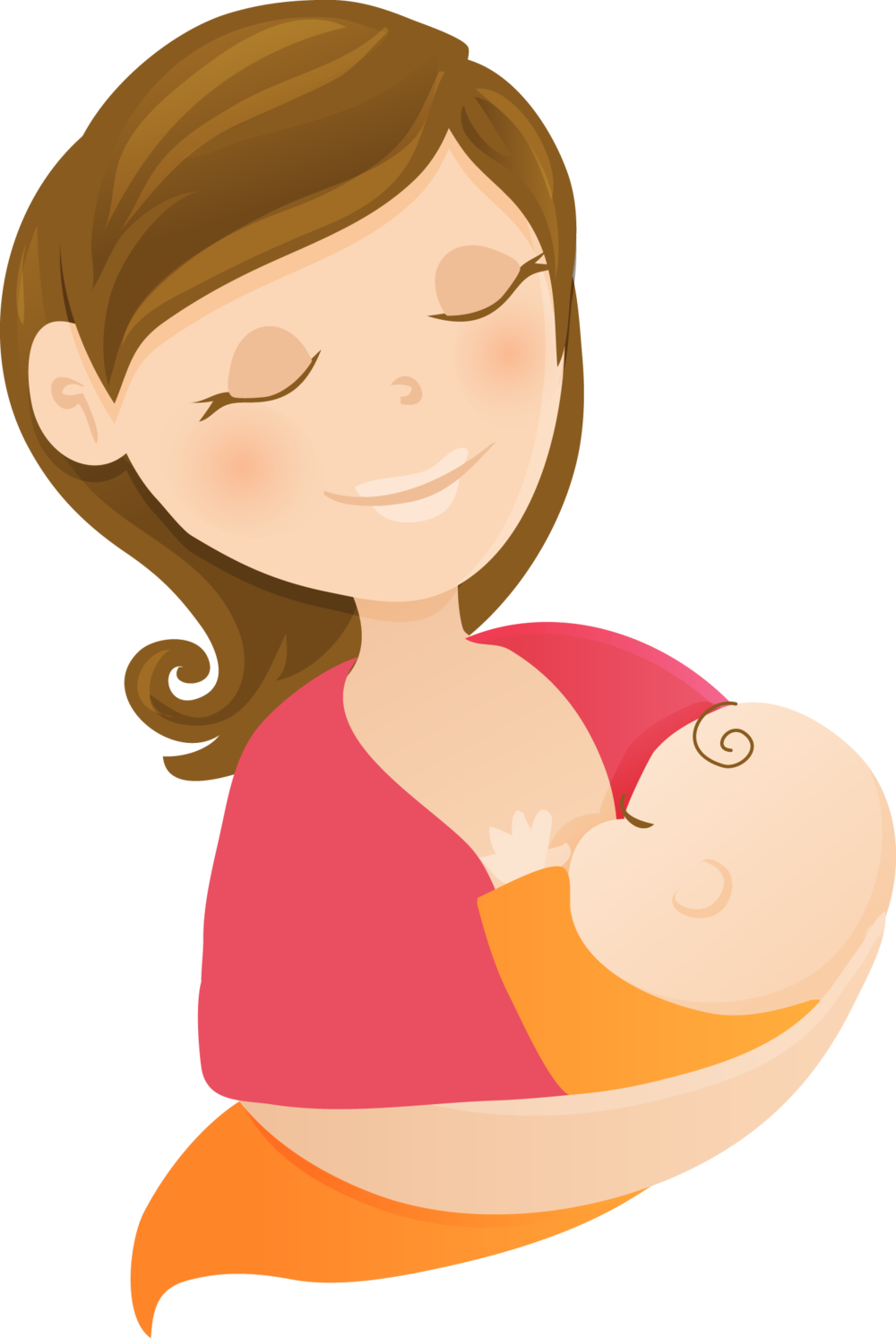 clipart of mother feeding baby - photo #33