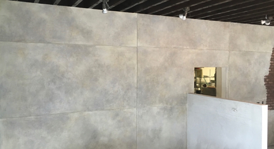 Faux Painting A Concrete Wall Blackbeak Studios