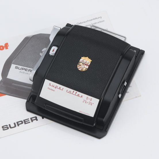 Linhof Black 6x9 Super Rollex Film Back for 4x5 Cameras Excellent Fully  CLAd Serviced — LAFLEX Camera Service