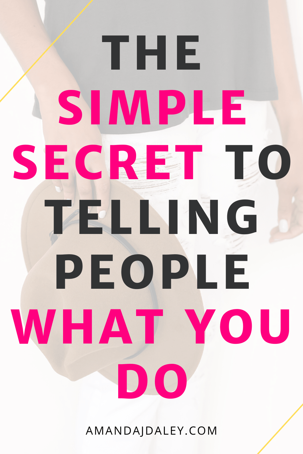 The Simple Secret Of Telling People What You Do As A Health Coach — Amanda  Jane Daley