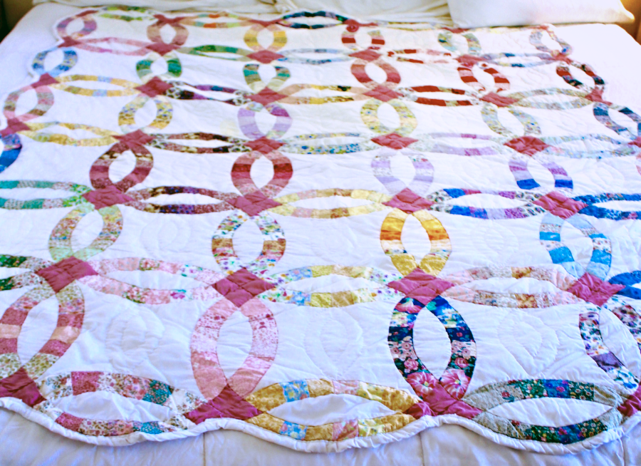 story of the wedding ring quilt