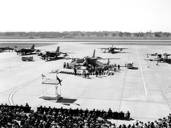 F-111 Welcome Ceremony, 1973, RAAF Amberley. Source