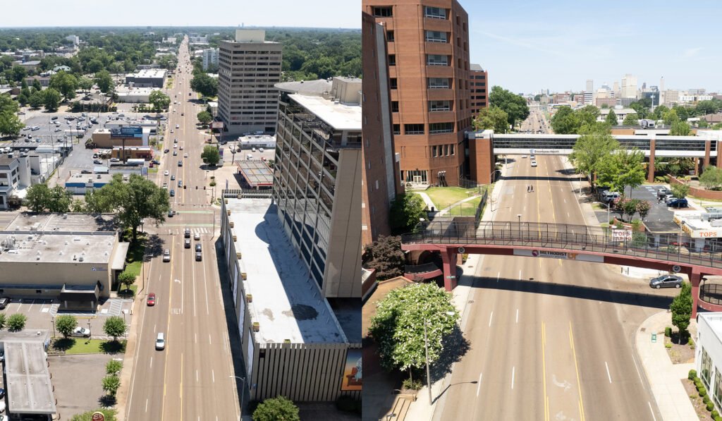 Memphis Union Ave aerial combined