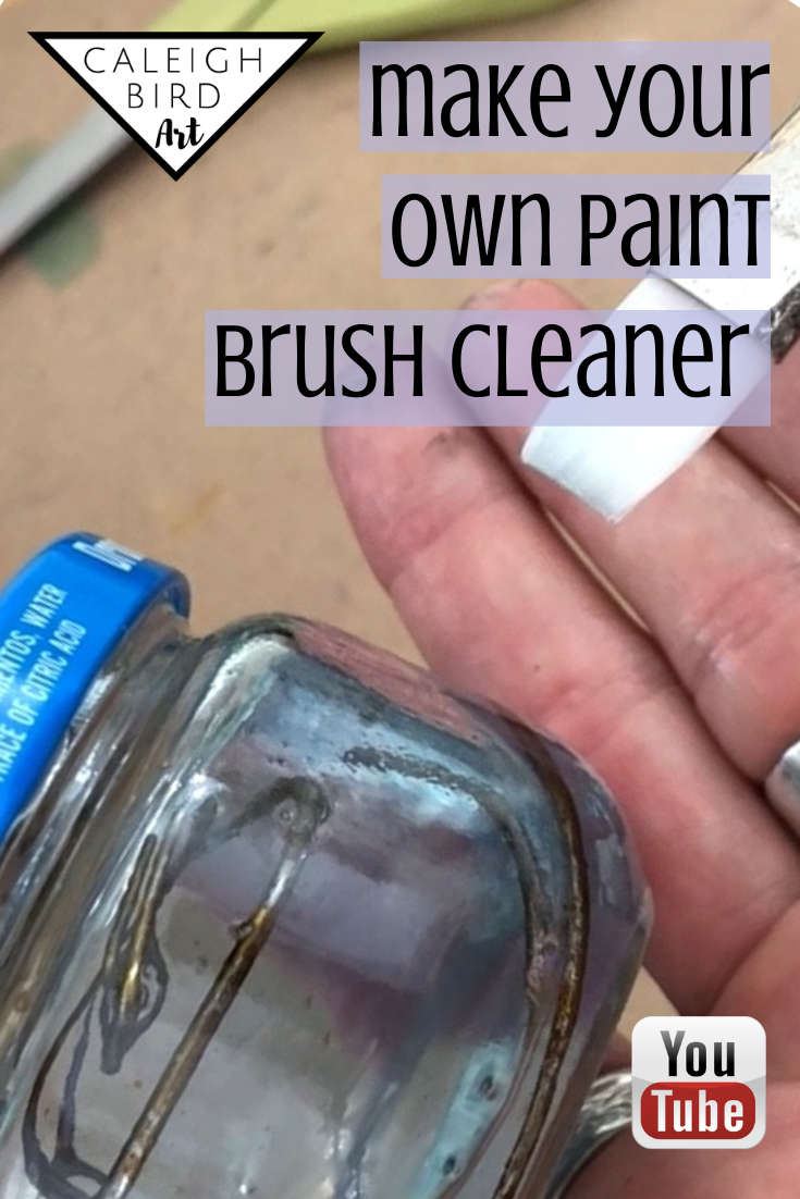 How to make a brush cleaner for oil paint 