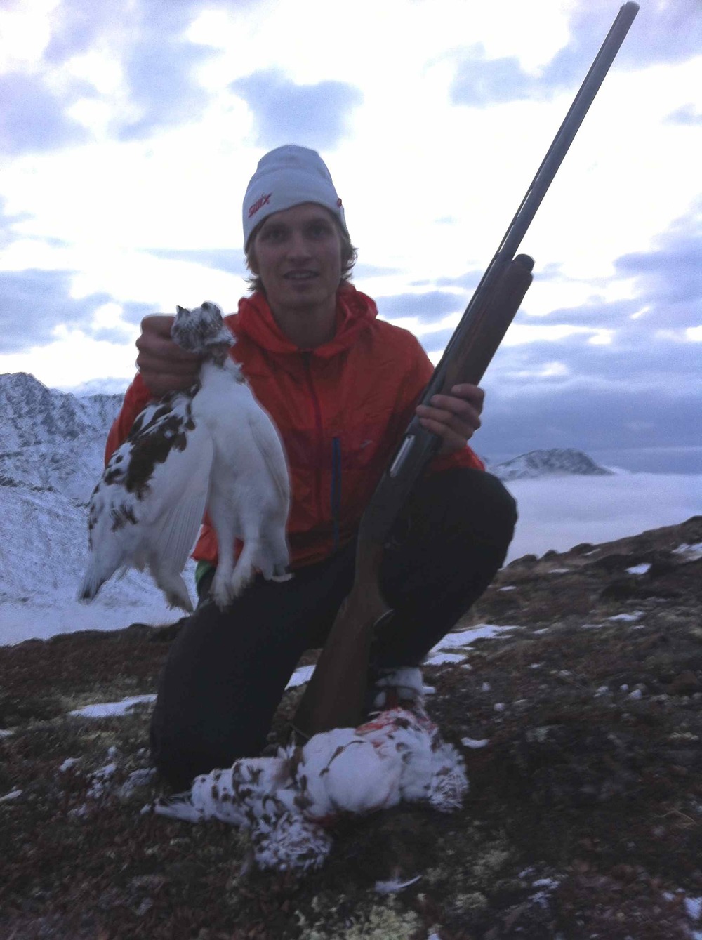 Ptarmigan Hunting outside of Anchorage with my teammates.