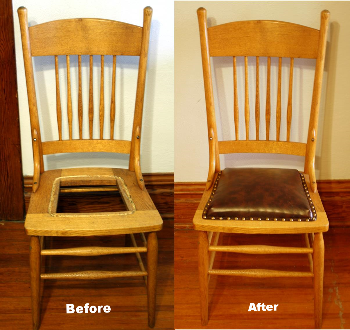Upholstery 101: Replace Broken Caning with a Padded Seat — Good Bones