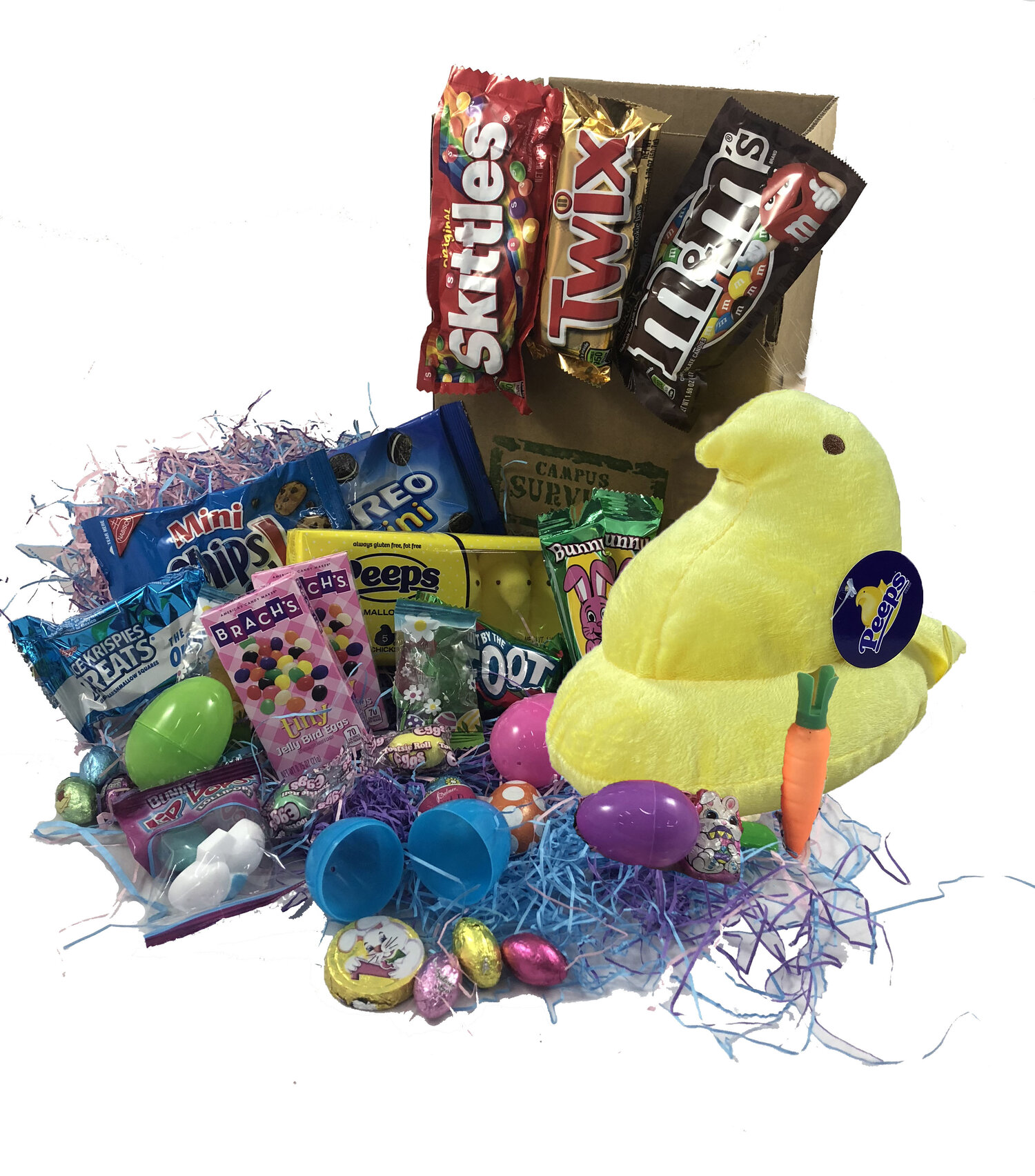 Traditional Easter Survival Kit with Peep Plush — Campus Survival Kits and  Insta-Kits