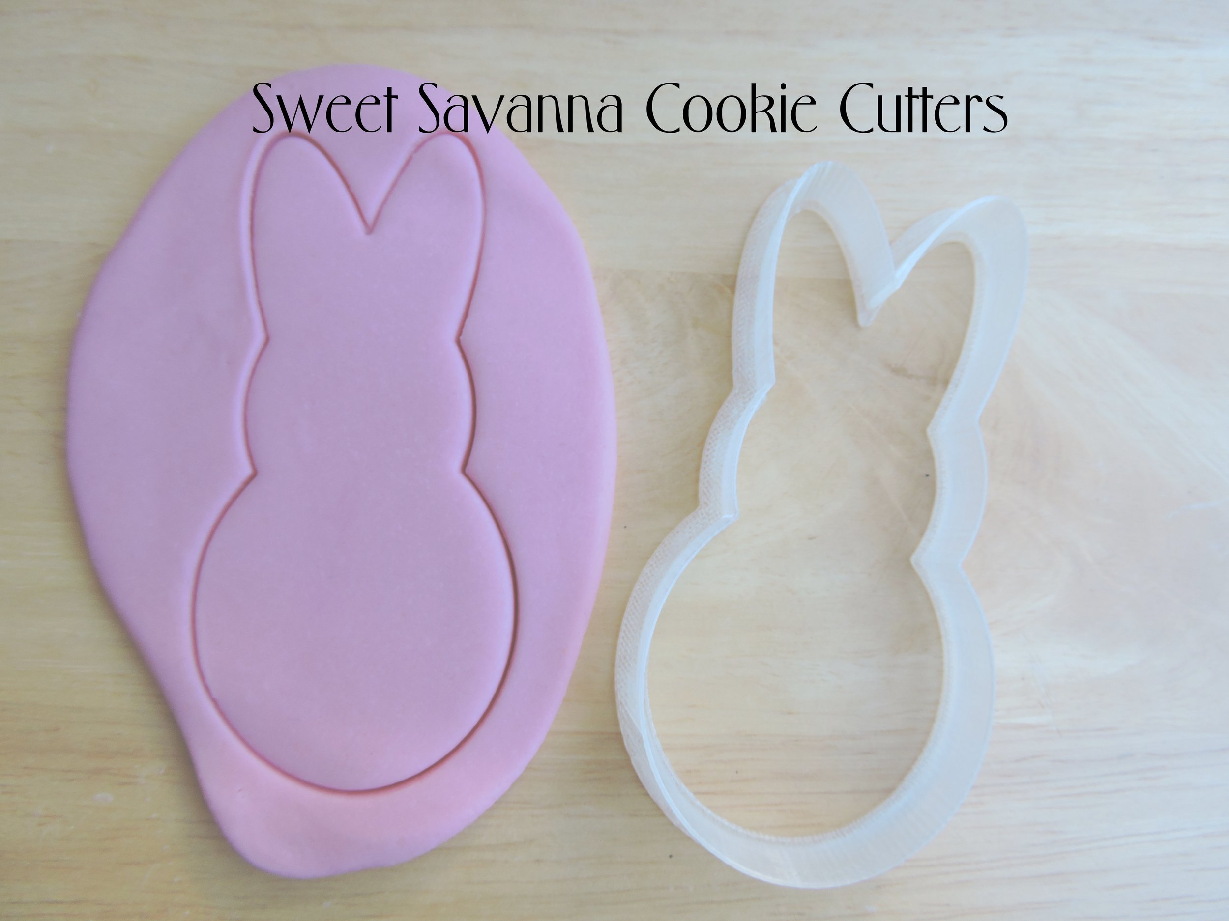 Bunny Cookie Cutter No2, Rabbit Cookie Cutter — Sweet Savanna Cookie Cutters