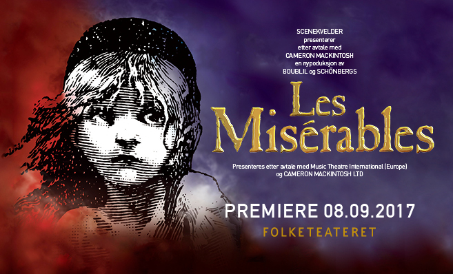 Les Misérables har premiere 8. september 2016