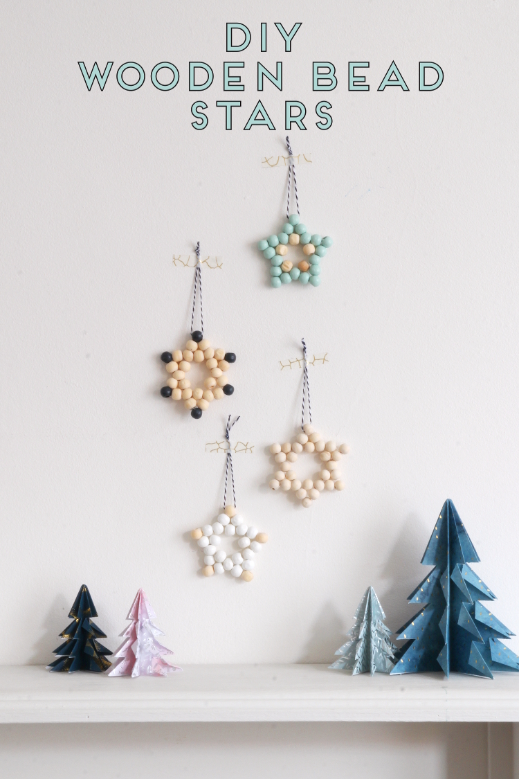 Easy DIY String Star Ornaments Tutorial