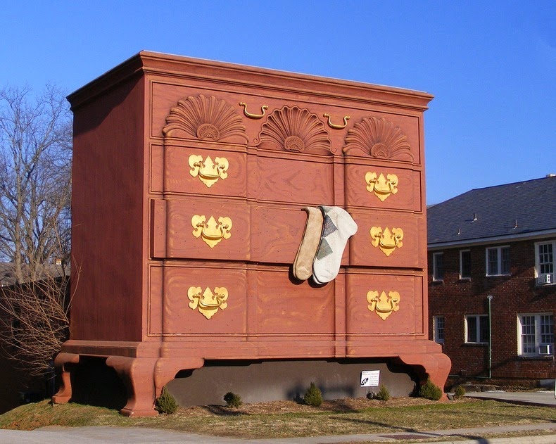 world's largest chest of drawers gets refinished! (can you
