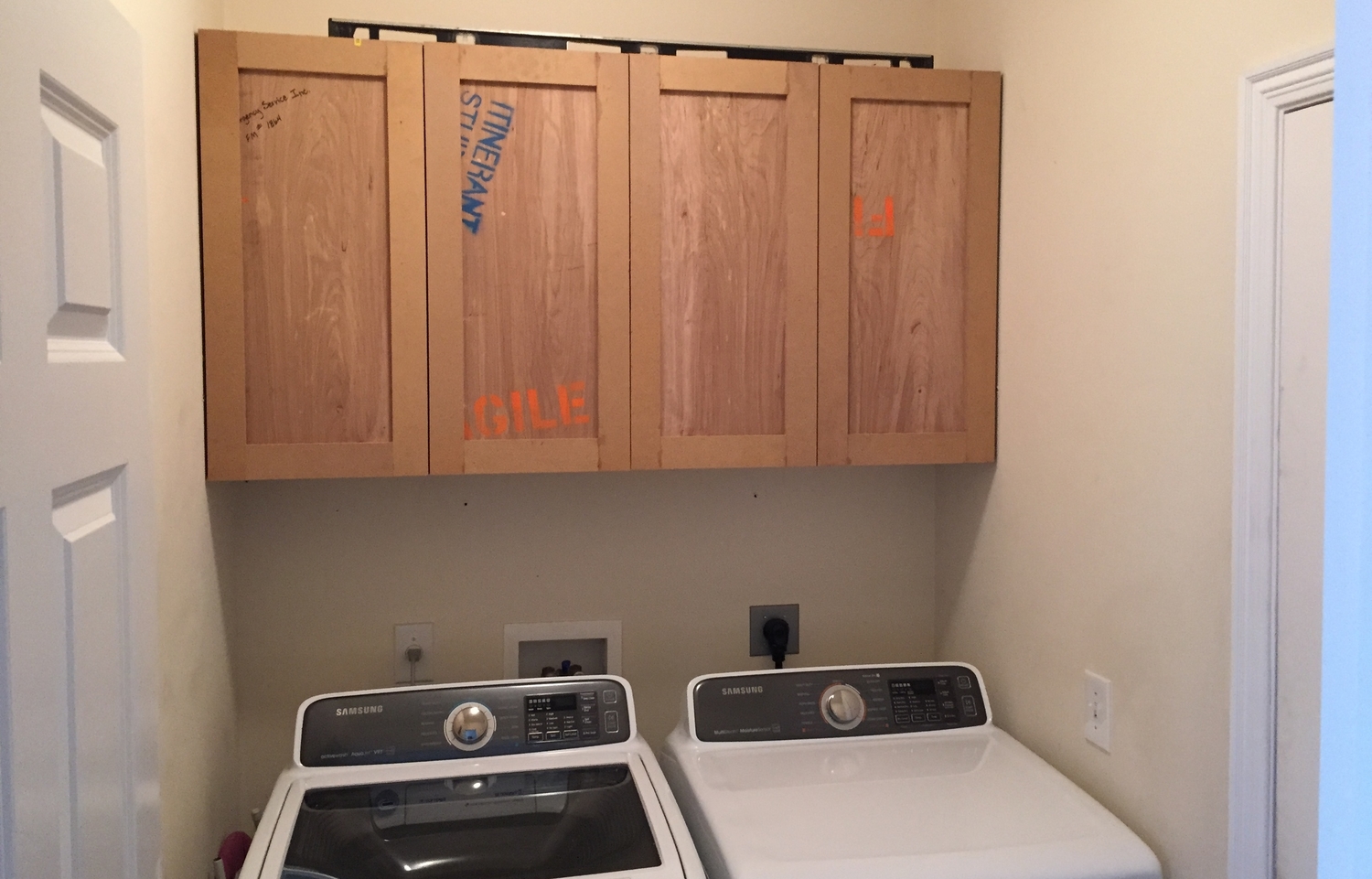 How To Build Upper Cabinets Laundry Room Makeover Revival