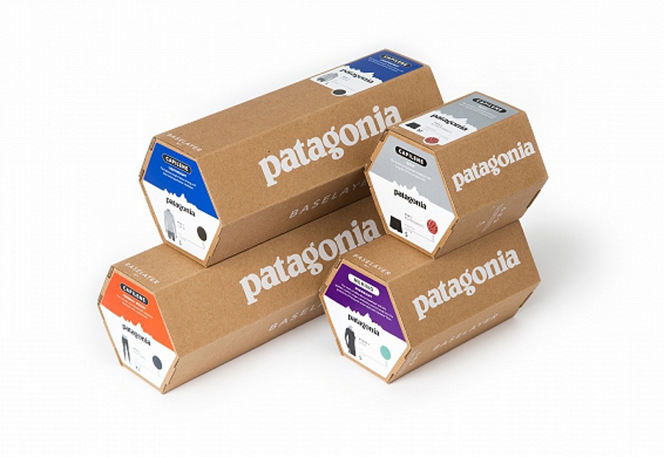  Упаковка для одежды бренда Patagonia 