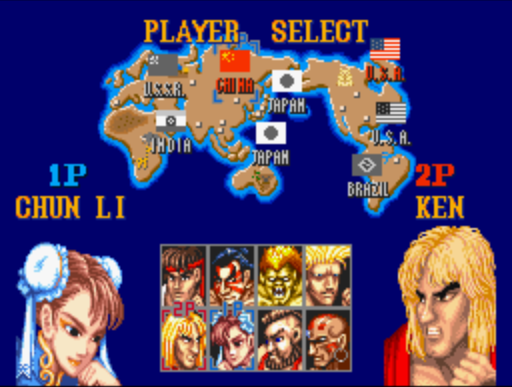 streetfighter 2 the world warrior - Street Fighter II: The World Warrior (Capcom, 1991)