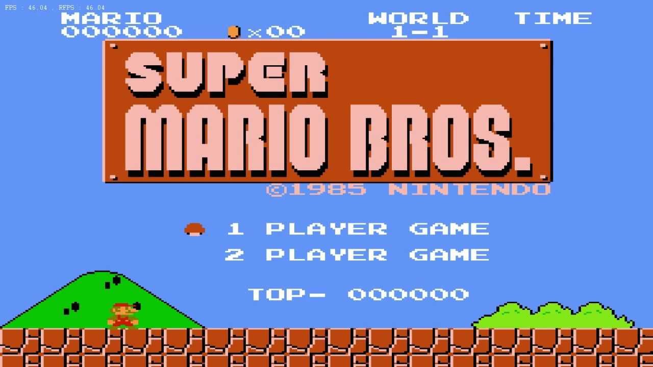 title - Super Mario Bros. (NES/Famicom, 1985)