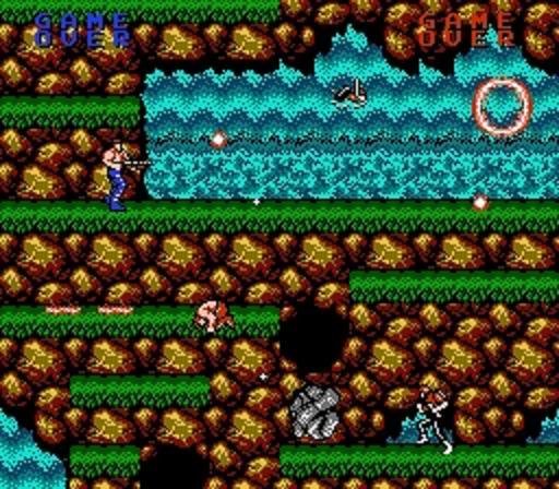 contra nes screenshot - Contra (Konami, 1987)