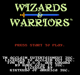 img - Wizards & Warriors (Rare Ltd., 1987)