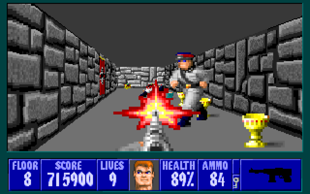 screen1 - Wolfenstein 3D (id Software, 1992)