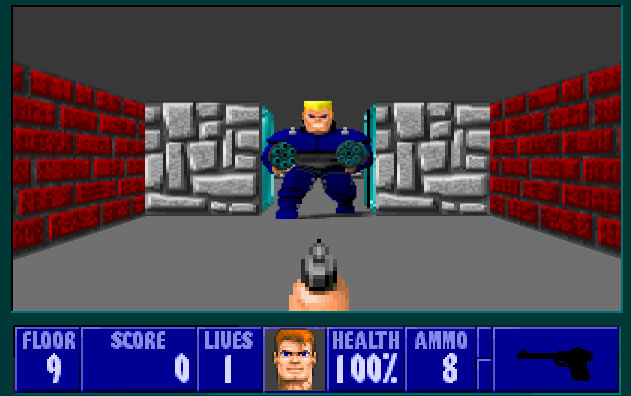 screen3 hans - Wolfenstein 3D (id Software, 1992)