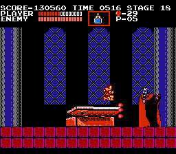screen drac - Castlevania (Konami, 1986)