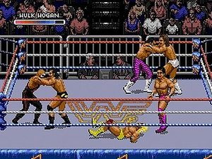 rumblematch genesis - WWF Royal Rumble (Sculptured Software/LJN, 1993)