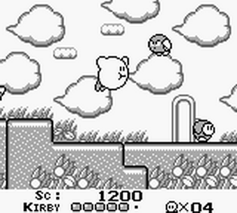 69076 Kirby%27s Dream Land %28USA%2C Europe%29 2 - Kirby's Dream Land (1992, HAL/Nintendo)