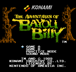 img - Adventures of Bayou Billy (1988, Konami)