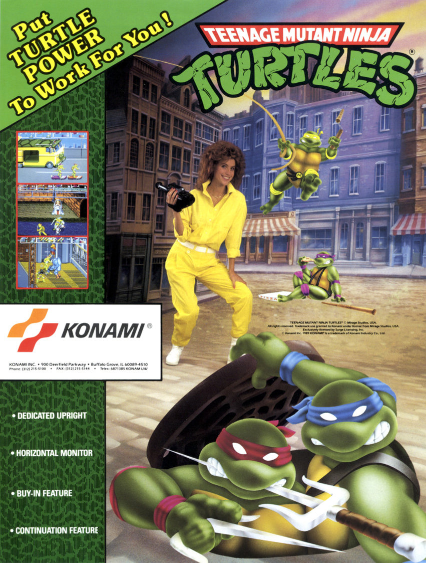 ad1 - TMNT Arcade Game (Konami, 1989)