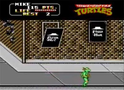 pizzahut - TMNT Arcade Game (Konami, 1989)