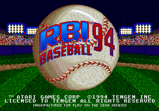 img - RBI Baseball 94 (Namco/Atari)