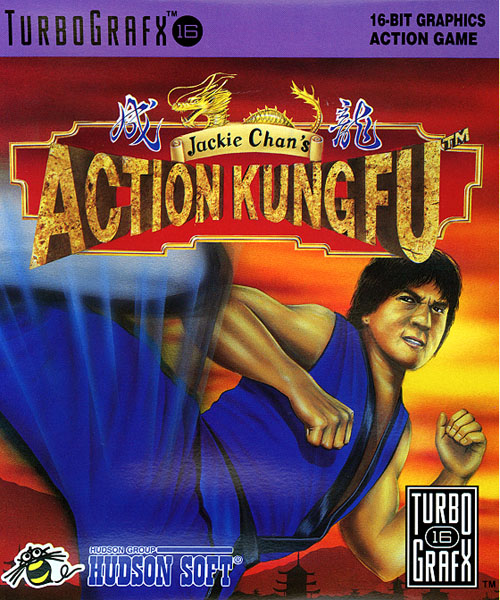 jackie chan box us - Jackie Chan's Action Kung Fu (Hudson Soft/NowPro, 1990)