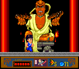 109282 jackie chan s action kung fu turbografx 16 screenshot finally - Jackie Chan's Action Kung Fu (Hudson Soft/NowPro, 1990)