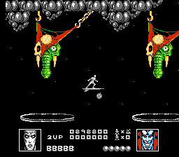 119005 silver surfer nes screenshot these elephants don t look well - Silver Surfer (Software Creations, 1990)