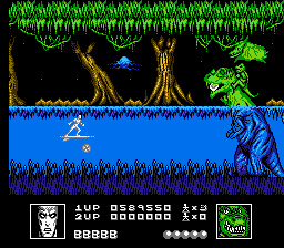 silver surfer nes reptyl rides on the back of his - Silver Surfer (Software Creations, 1990)