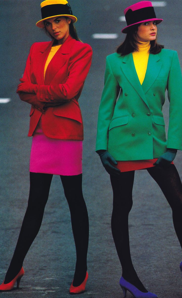 Kenzo%2C+Ensembles%2C+photographed+by+Marc+Hispard+for+ELLE%2C+1987 - Notable Names In 80's Western Fashion